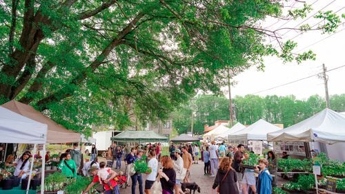 Sundays find hundreds of shoppers attending the Grant Park Farmers Market in Atlanta. If you live in metro Atlanta, there's probably a farmers market in your area. (Courtesy of Jenna Shea Photojournalism)