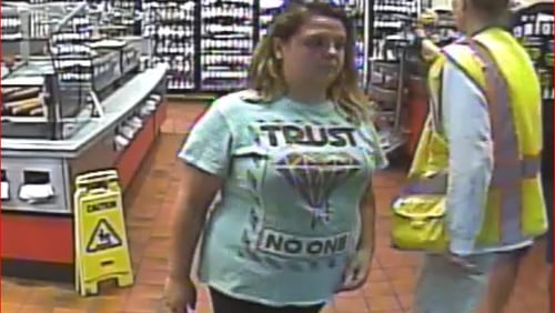 This woman was the getaway driver in a shooting at an Adairsville convenience store, the GBI said.