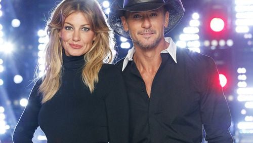 Faith Hill and Tim McGraw will have their show at Philips Arena moved one day. Photo: NBCU Photo Bank via Getty Images