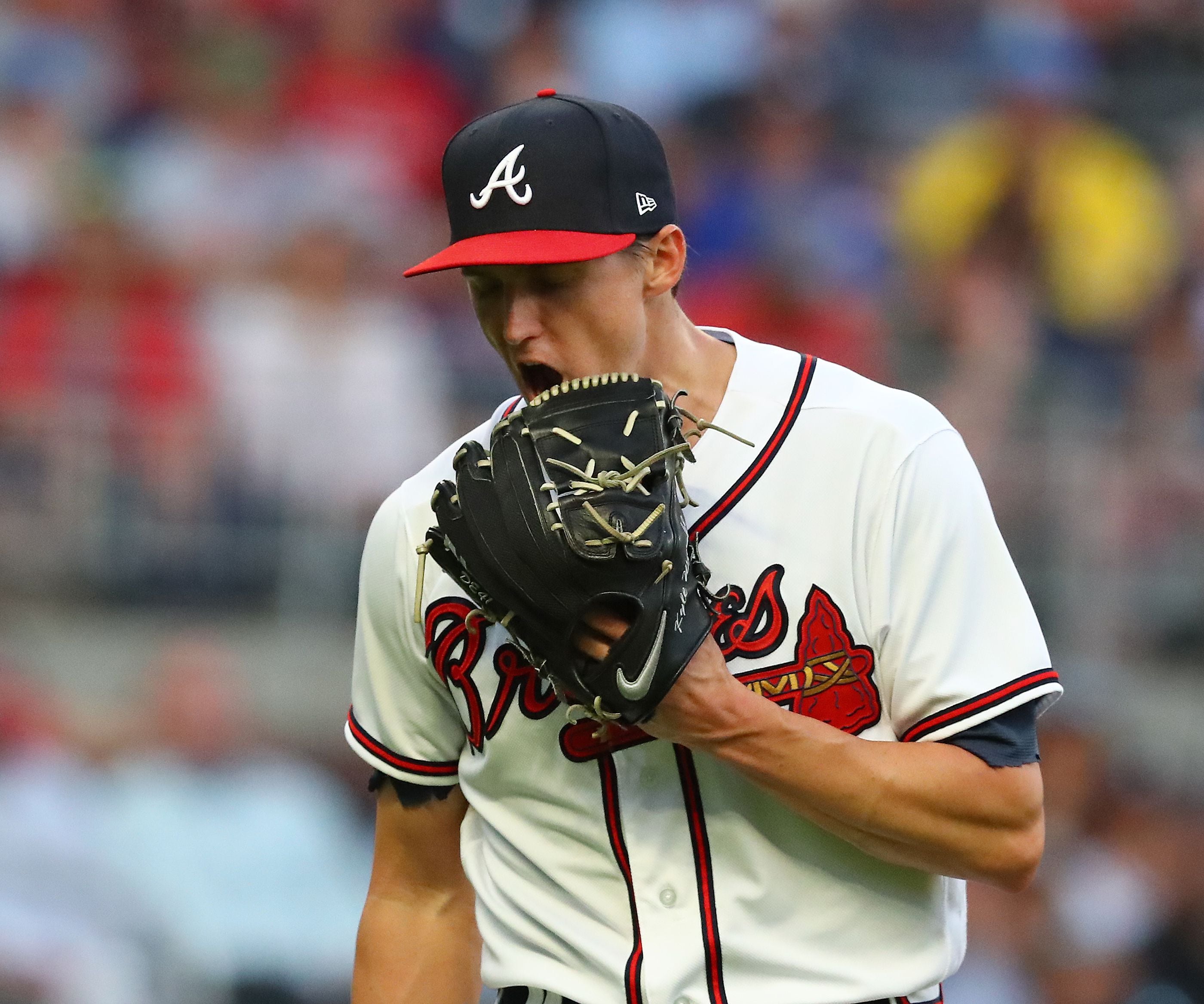 Photos: Kyle Wright, Braves hit hard by Red Sox