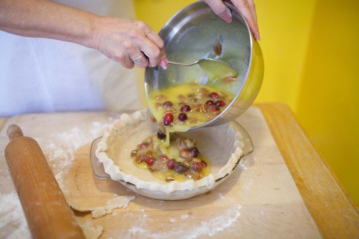 Lucia Nasuti Smeal's Pecan-Cranberry Pie