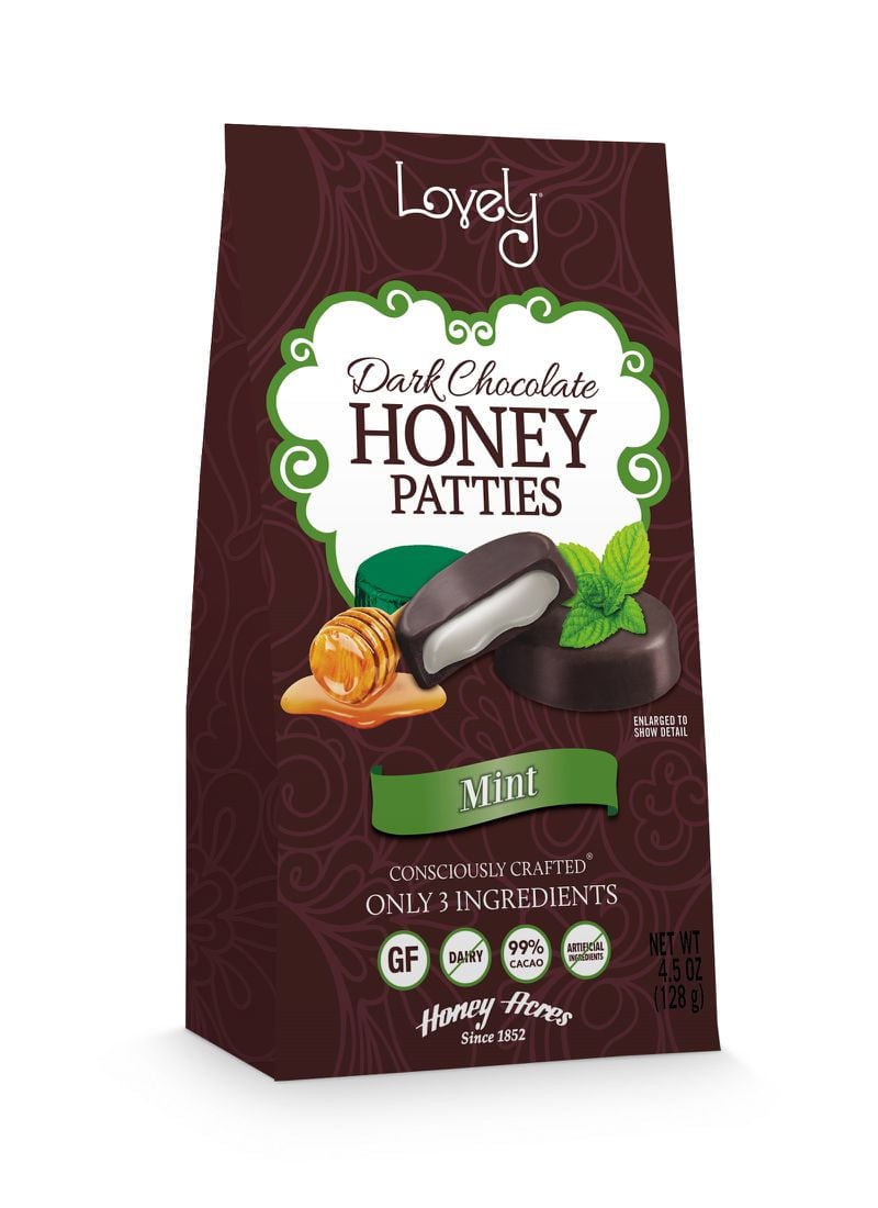 Dark Chocolate Honey Patties from Lovely Candy