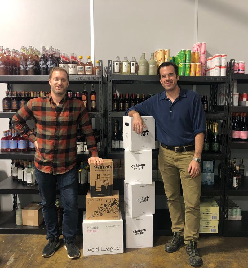 Trevor Wolfe and Sean Goldsmith launched the Zero Proof as a blog before it became an importer of nonalcoholic spirits. Courtesy of Sean Goldsmirth