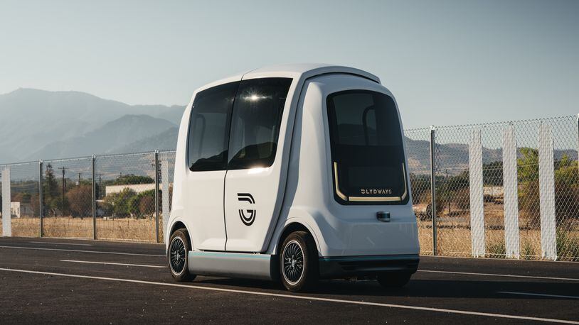 Startup Glydways is designing autonomous personal Glydcars that would transport riders in dedicated lanes. Source: Glydways