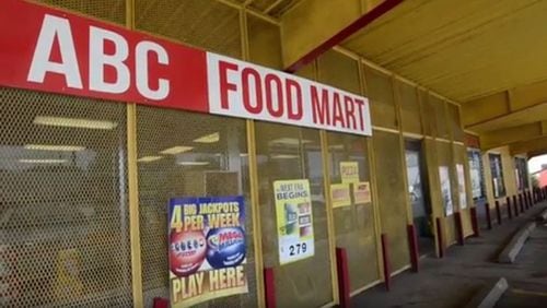 The ABC Food Mart in Macon sold a winning $3.8 million ticket in a Georgia Lottery game. (Credit: Macon Telegraph)