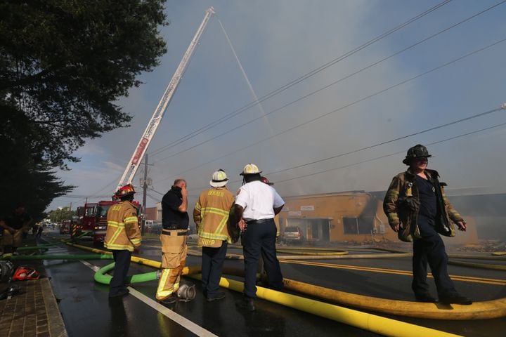 Fire at DeKalb County business