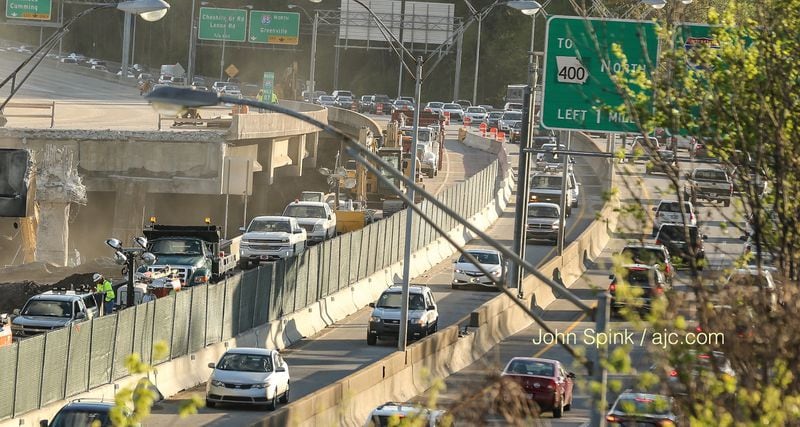 I-85 collapse: Lane reopens on Buford-Spring Connector