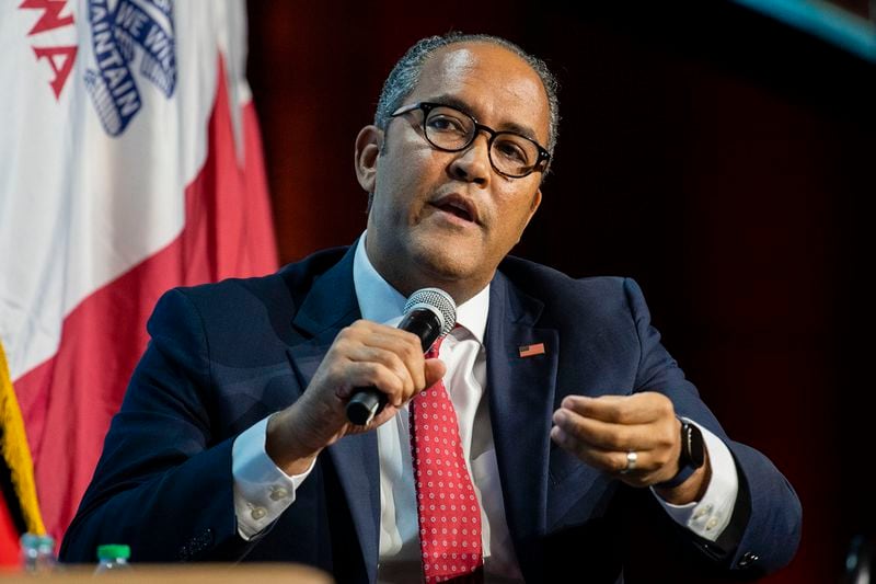 Former U.S. Rep. Will Hurd, R-Texas, turned declined to run as a No Labels presidential candidate.