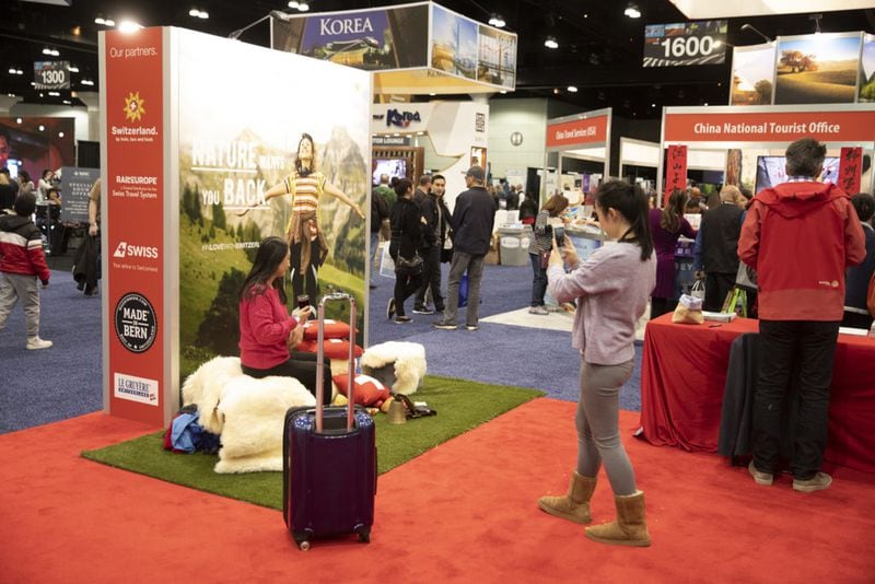 Show attendees can explore a wide range of potential vacation destinations at the Travel & Adventure Show Atlanta. Contributed by the Travel & Adventure Show
