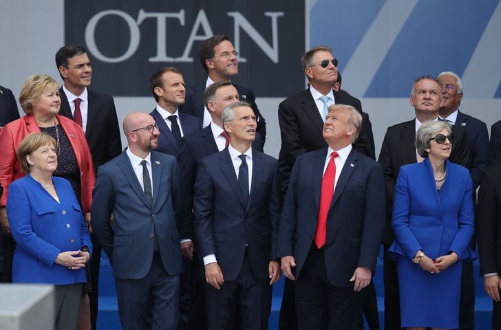 Trump attends NATO summit. That doesn&apos;t mean he has to like it