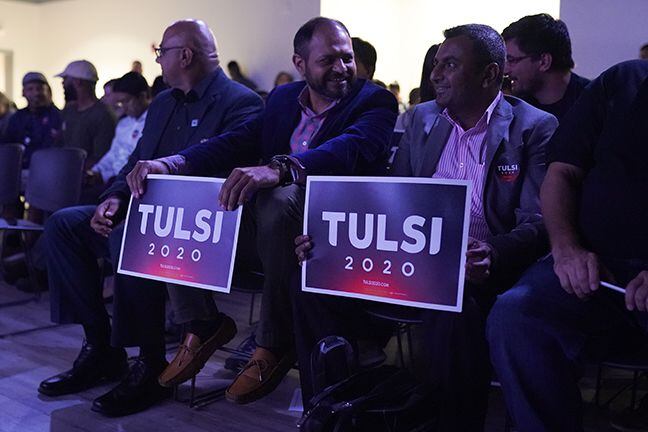 PHOTOS: Democratic presidential candidate Tulsi Gabbard in Atlanta
