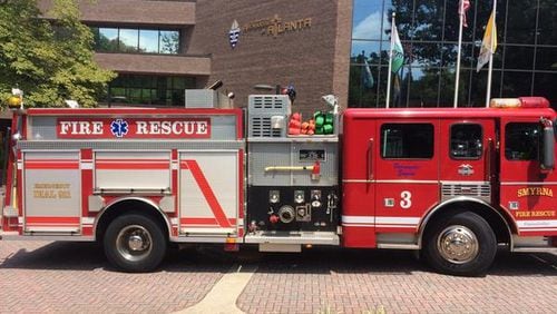 Smyrna has ordered a new fire rescue truck that should arrive by May. Courtesy of Smyrna
