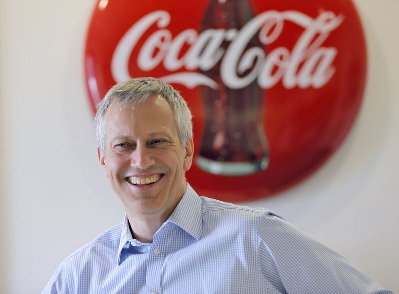 James Quincey, Coca-Cola’s new CEO, is a London native with an engineering degree. He decided to pursue a business career after college and joined the beverage giant 21 years ago. BOB ANDRES /BANDRES@AJC.COM