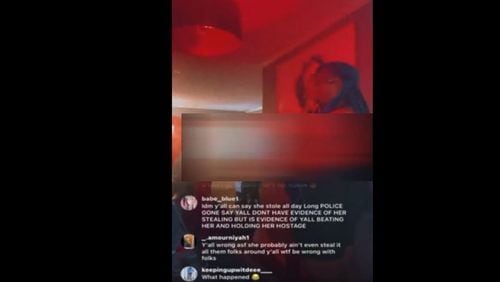 Clayton County police released a video Nov. 1 that included heavily edited clips from the Instagram Live.