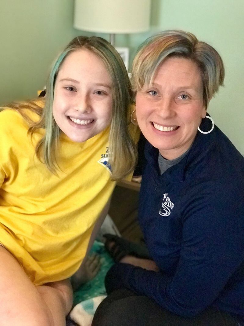 Grace Bunke and Dr. Karen Wasilewski-Masker developed a special bond. Wasilewski-Masker said Grace was very goal-oriented and maintained a positive attitude. CONTRIBUTED