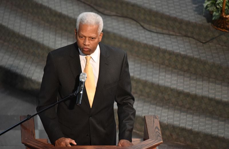 U.S. Rep. Hank Johnson, D-Ga., has called for the resignation of Supreme Court Justice Clarence Thomas. (Hyosub Shin/The Atlanta Journal-Constitution)