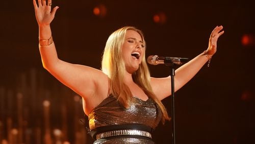Grace Kinstler performs in the top 16 on "American Idol." (ABC/Eric McCandless)