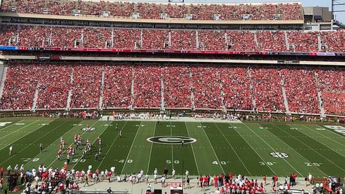 Georgia drew the second largest crowd in G-Day history Saturday.