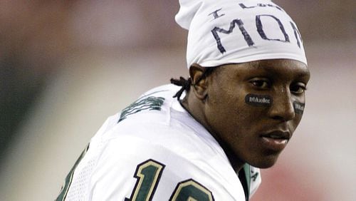 UAB wide receiver Roddy White was selected 27th overall by the Falcons in the first round of the 2005 NFL draft.