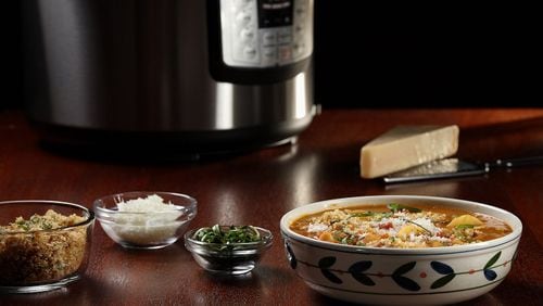 Pasta fagioli comes together all in one pot, with the beans, pasta and flavoring elements (like aromatic vegetables and tomatoes) cooking together. (Abel Uribe/Chicago Tribune/TNS)