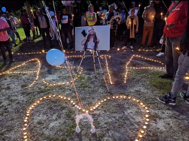 A vigil was held Sept. 19 for Asia Jackson, who was shot and killed eight days earlier.