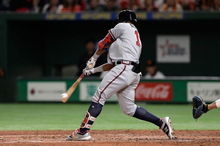 Photos: Braves’ Ronald Acuna playing in Japan