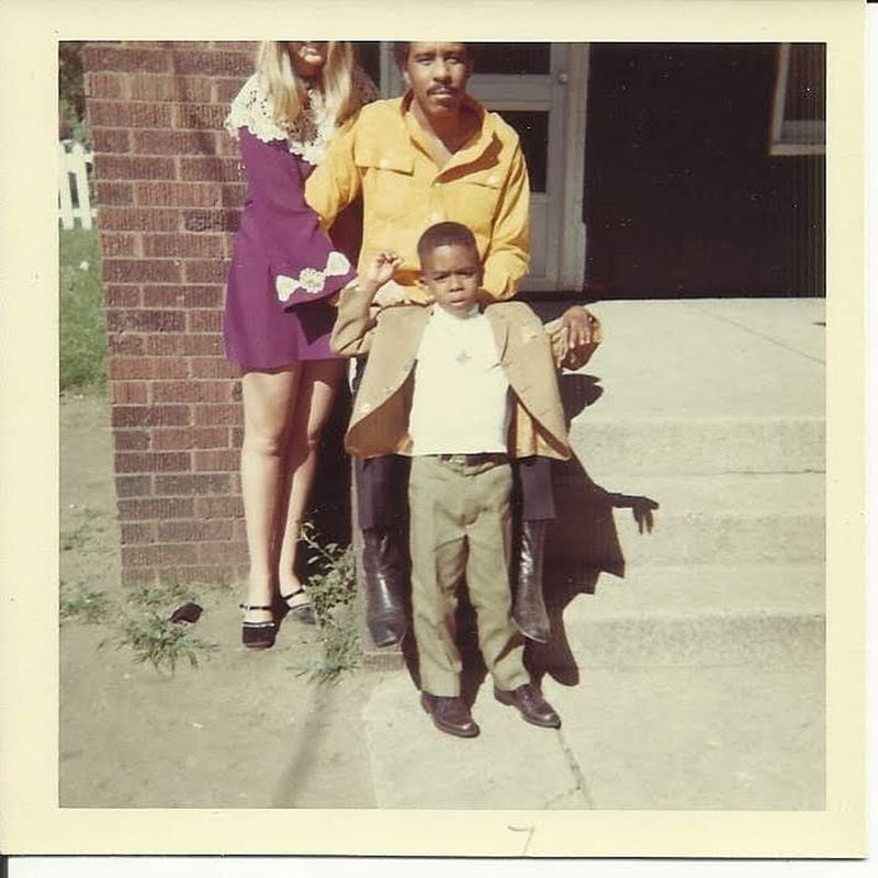 Comedian Richard Pryor in candid photographs with his son, Richard Pryor Jr.