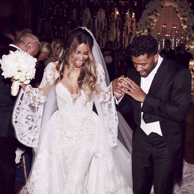 Ciara and Wilson married this summer.