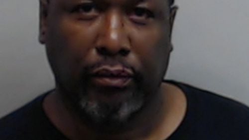 For a mug shot, Wendell Pierce doesn't look half bad. CREDIT: Fulton County Sheriff's Office