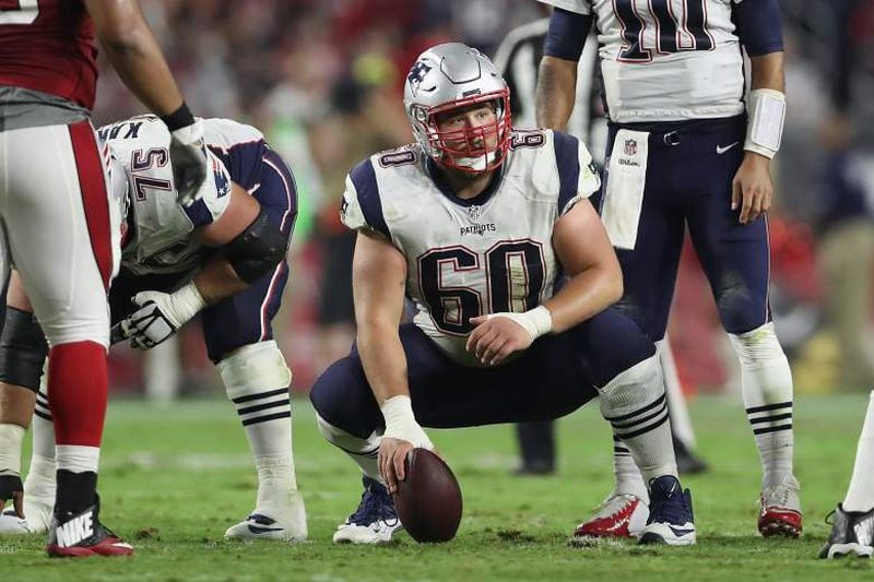 David Andrews, a former player at Wesleyan, is the starting center for the Patriots. He’ll be making his third straight Super Bowl appearance. 