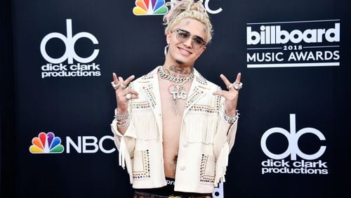 Florida rapper Lil Pump shared his wide-ranging views on the 2020 presidential election, including that he supports President Donald Trump’s reelection. (Photo by Frazer Harrison)