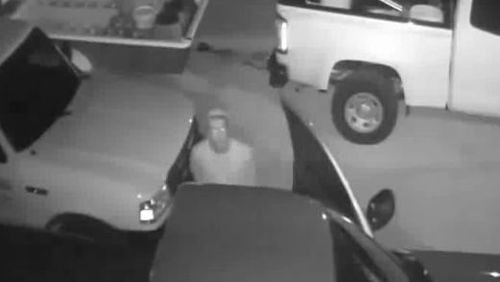 Surveillance footage shows a man engaging in a sexual act during a burglary (Broward Sheriff's Office)