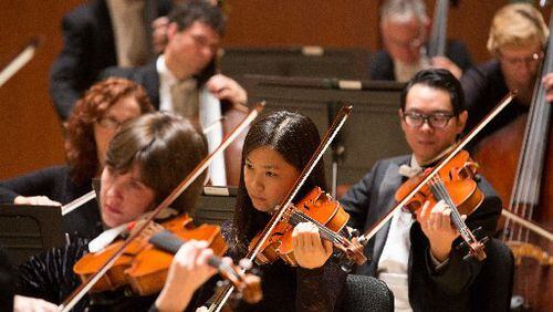 The Atlanta Symphony Orchestra in concert during the 2013-14 season. CONTRIBUTED BY ATLANTA SYMPHONY ORCHESTRA