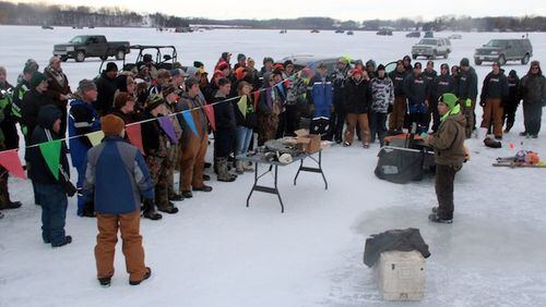 Ice fishing tournament also a learning tool for students