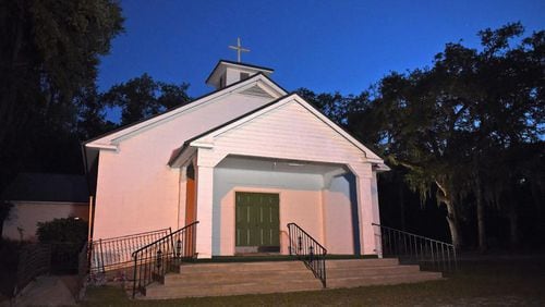 Rising Daughter Baptist Church was the site of the stunning murders of Harold and Thelma Swain on March 11, 1985. (RYON HORNE RHORNE@AJC.COM)