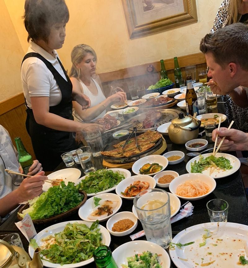 Wenzell said the service at Han IL Kwan was stellar. (Photo courtesy of John Wenzell)