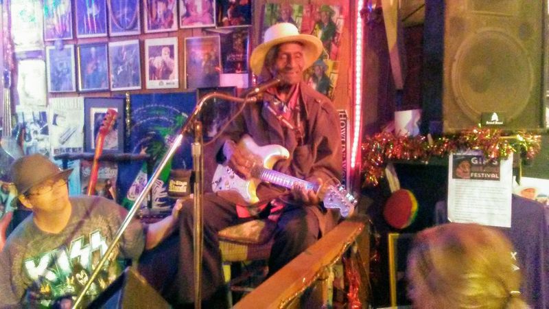 At age 98, Gip Gipson still performs at his backyard juke joint in Bessemer, Ala. CONTRIBUTED BY BLAKE GUTHRIE