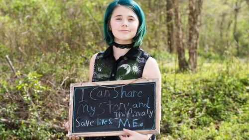 Norrie Keenan, 13, participated in a photo shoot with EDIN attempting to raise awareness for eating disorder education and treatment, especially with young children and early intervention. Courtesy: Tessa Marie Studios