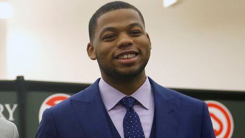 Hawks rookie Omari Spellman had 20 points and five rebounds in a loss to the Trail Blazers in the Las Vegas Summer League Thursday.