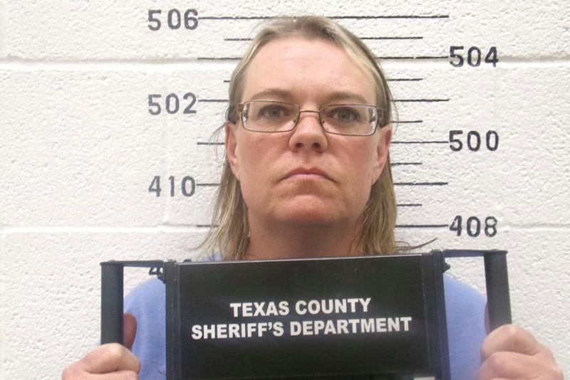 This booking photo provided by the Oklahoma State Bureau of Investigation shows Cora Twombly. On Saturday, April 13, 2024, Oklahoma authorities said they arrested and charged four people, including Twombly, with murder and kidnapping over the weekend in connection with the disappearances of Veronica Butler and Jilian Kelley. (Oklahoma State Bureau of Investigation via AP)