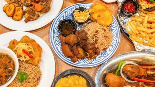 Dishes from the menu of Haitian restaurant Lakay Cuisine in Atlanta. (Courtesy of Lakay Cuisine)
