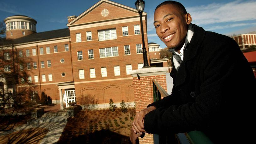Black students now make up 8.3  percent of the population at UGA. This is a 2011 photo of former UGA student body president Josh Delaney. Despite concerted efforts, black students remain underrepresented at UGA compared to most other public campuses