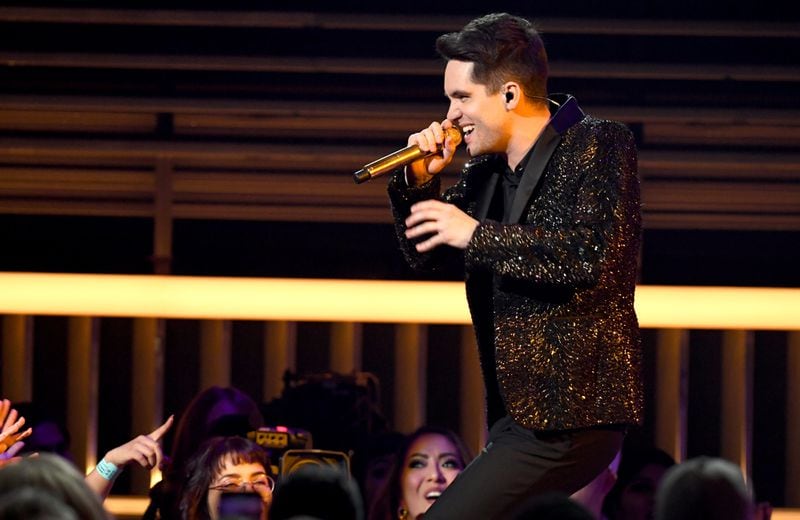 Brendon Urie of Panic! at the Disco performs onstage during the 2019 Billboard Music Awards at MGM Grand Garden Arena on May 1, 2019 in Las Vegas. (Photo by Kevin Winter/Getty Images for dcp)
