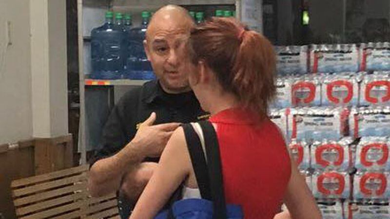 Savannah Shukla was confronted by an unnamed deputy at the Columbus Piggly Wiggly while breastfeeding. (Image from Facebook)
