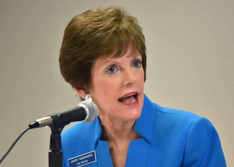 Mary Norwood's lead is more than twice her nearest competitor's.