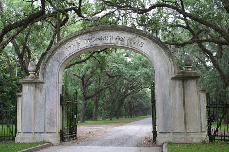 The gates to the Wormsloe Historic Site near Savannah open onto a beautiful and haunting 1.5-mile oak-lined avenue. CONTRIBUTED BY GEORGIA DEPARTMENT OF NATURAL RESOURCES