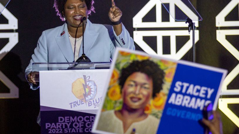 Democratic gubernatorial candidate Stacey Abrams' campaign has rolled out a round of 15-second and 30-second ads targeting voters who visit online betting sites and webpages linked to the University of Georgia’s top-ranked team. She supports legalizing casino gambling and sports betting to expand the HOPE scholarship and finance a needs-based higher education program. Steve Schaefer/steve.schaefer@ajc.com)