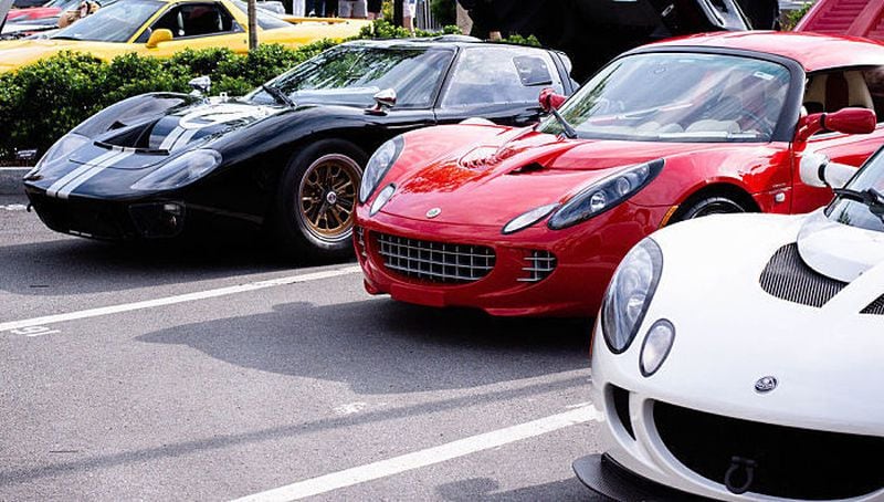 Check out exotic cars at the Caffeine and Exotics Car Showcase in Sandy Springs.