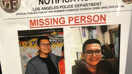 A 21-year-old community college student who vanished in September was found dead earlier this week buried in a shallow grave off a California highway, according to reports.
Juan Carlos Hernández was discovered Sunday by detectives off Interstate 15, about 40 miles northeast of Barstow, nearly two months after he disappeared, The Los Angeles Times reports.