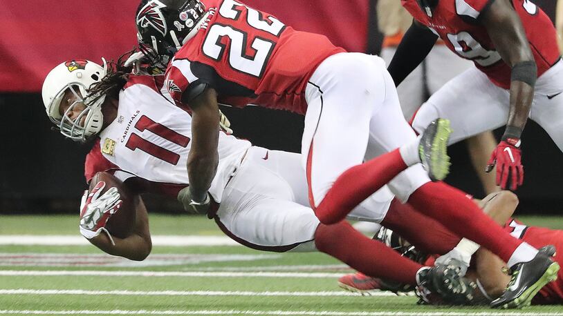 Falcons rookie safety Keanu Neal had 106 tackles during the regular season,